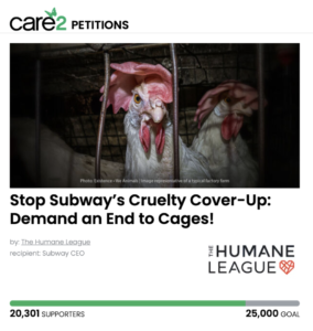 Humane League and Care2 Petition