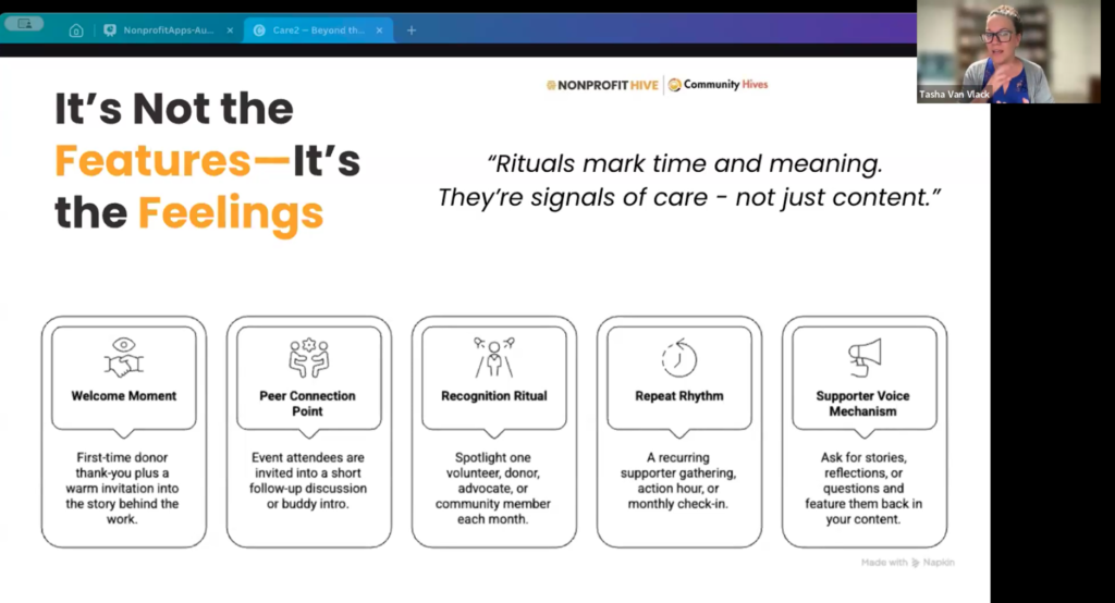 Care2 Webinar with Tasha Van Vlack of Nonprofit Hive